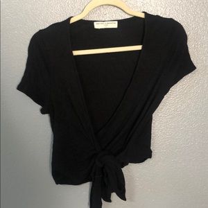 Urban outfitters Front tie wrap top